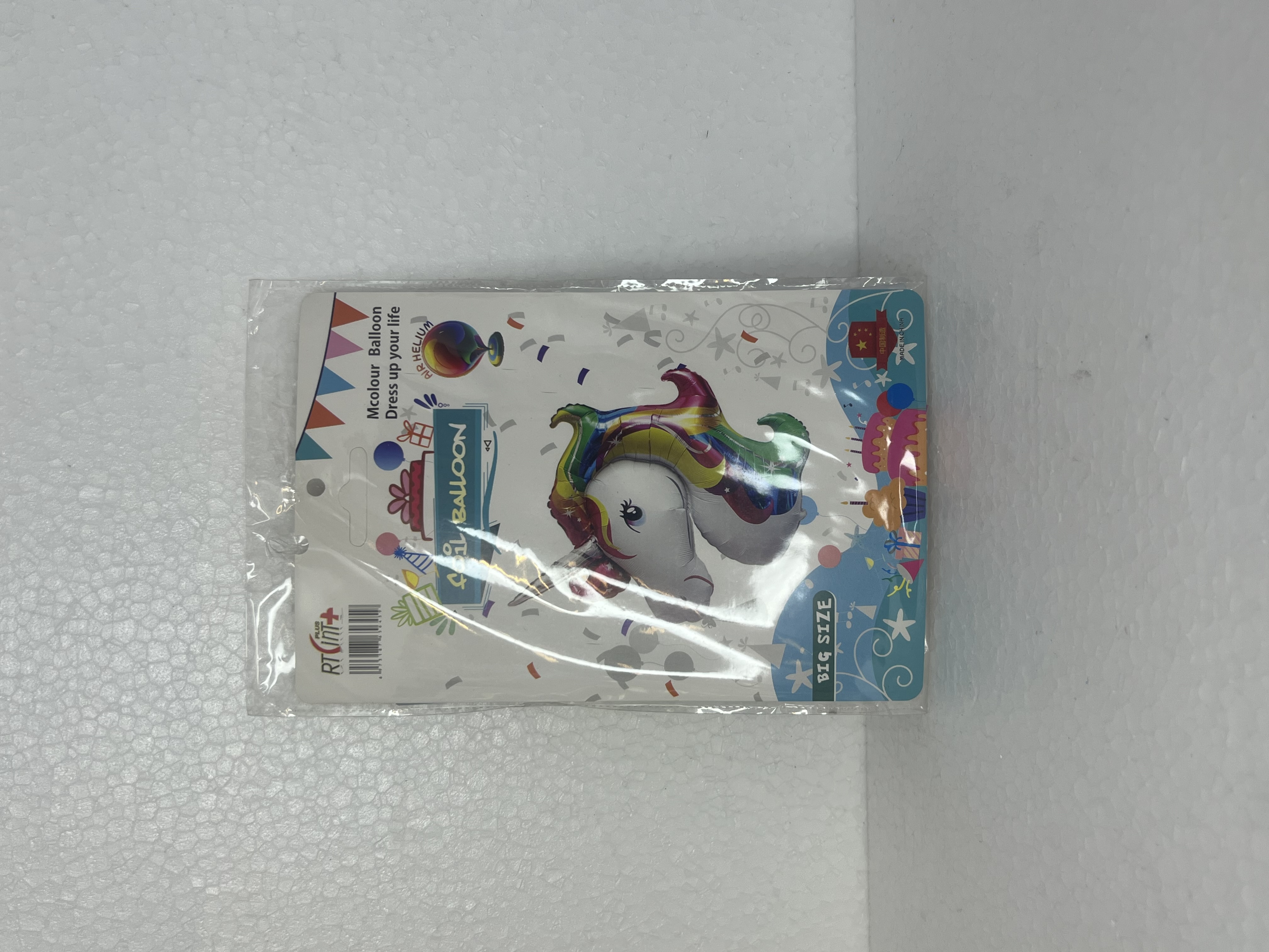 بادکنک فویلی تک شاخ